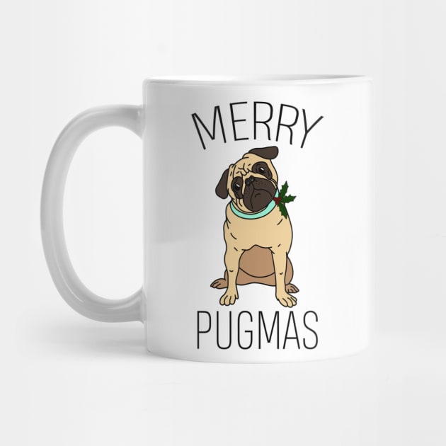 Merry Pugmas Christmas Pug by charlescheshire